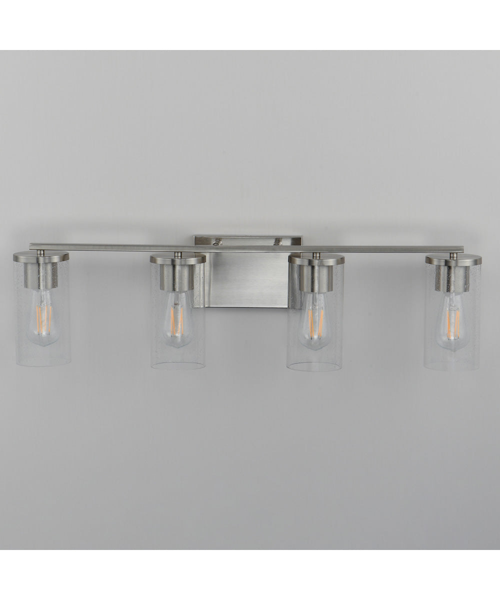 Livingston 4-Light Bath Vanity Satin Nickel