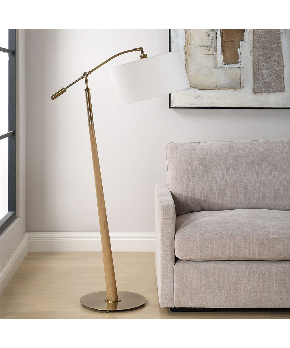 Kennett Wooden Floor Lamp