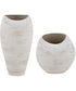 Inara Indoor-Outdoor White Vases Set of 2
