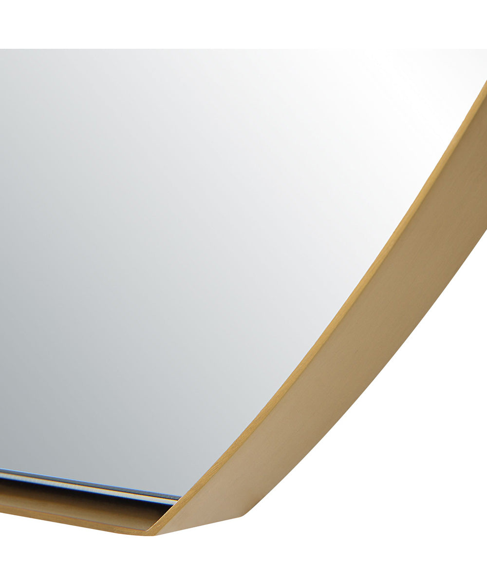 Cabell Brass Oval Mirror