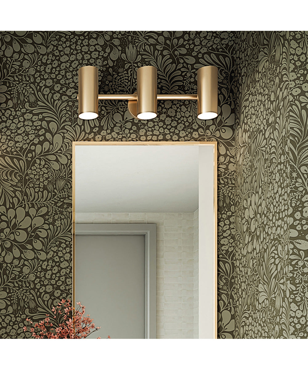 Robbie 3-Light Vanity Aged Brass