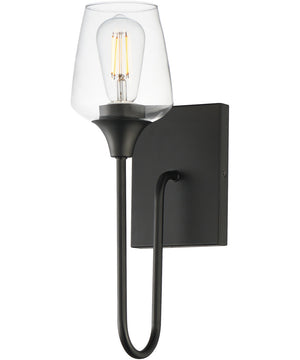 Goblet 1-Light Wall Sconce Black