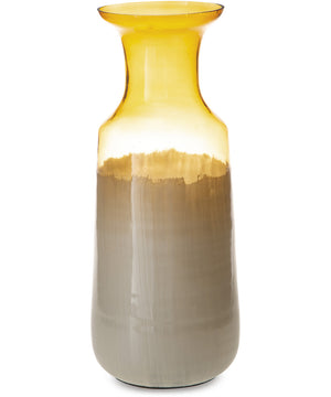 Wynburg Vase White/Amber