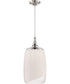 13"W Horizon 1-Light Pendant Polished Nickel