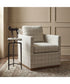 Tobias White Marble Slab Drink Table