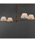 Dunbridge 4-Light Chandelier Weathered Brass