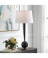 Brielle Polished Black Table Lamp