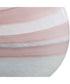 Blush Swirl Glass Vases, Set of 2