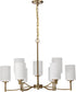 Liam 9-Light Chandelier Burnished Brass