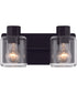 Rori 2-Light Lighting Flat Black