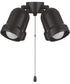 4-Light Accessory Brushed Polished Nickel