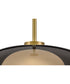 Jace LED-Light Medium Pendant in Lacquered Brass