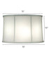 15x16x10 Off White Camelot Drum Softback Lampshade