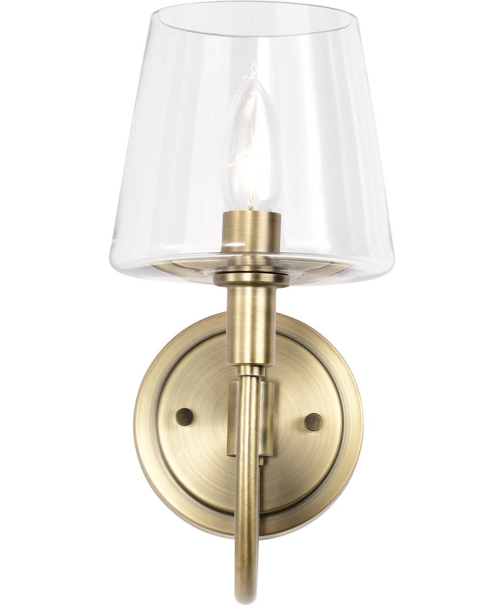 Brookside 1-Light Vanity & Wall Vintage Brass