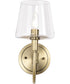 Brookside 1-Light Vanity & Wall Vintage Brass