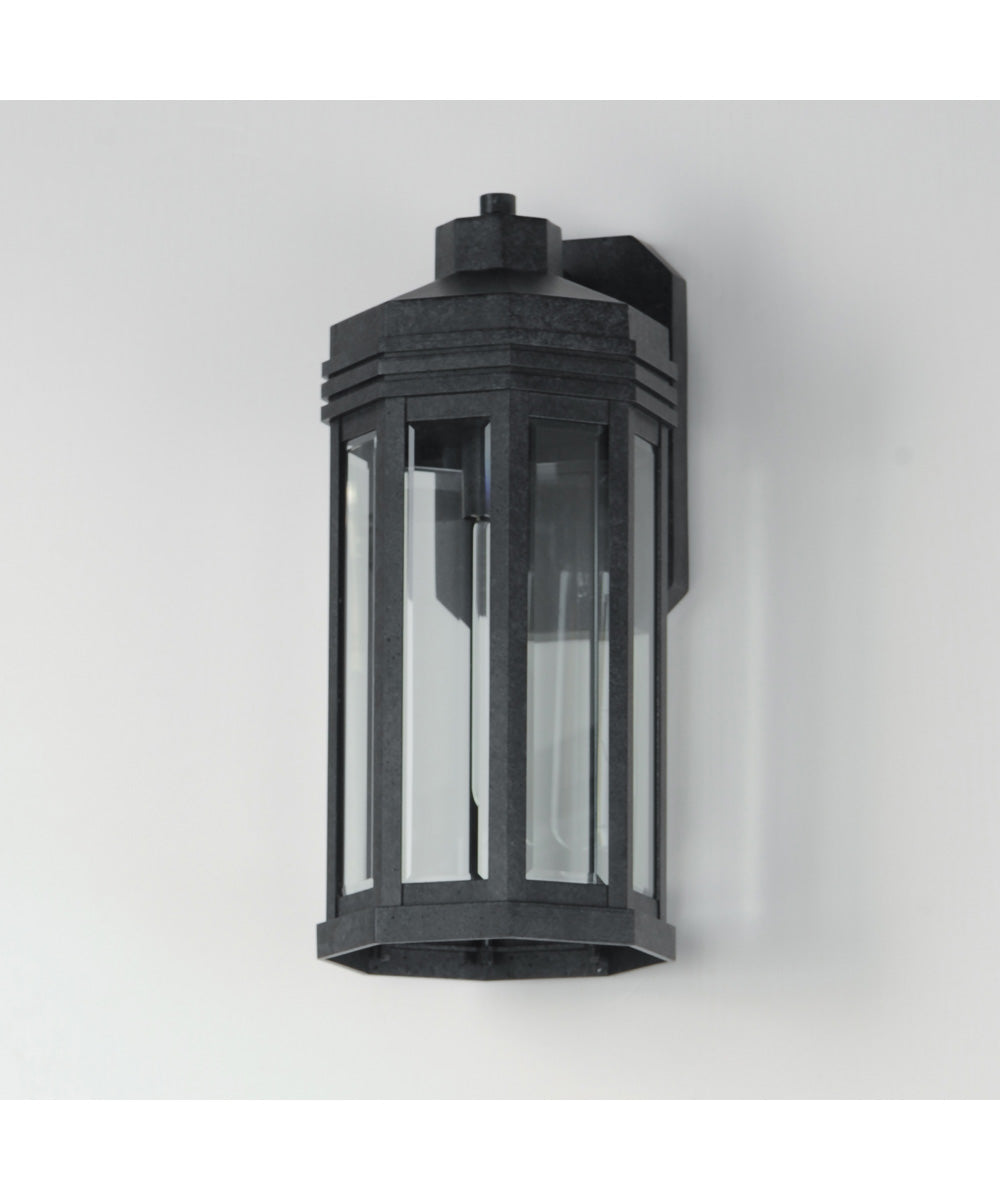 Wright 1-Light Outdoor Wall Sconce Black Patina