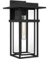 Morgan 1-light Outdoor Wall Light Earth Black