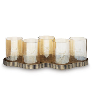 Evereton Candle Holder Antique Gold