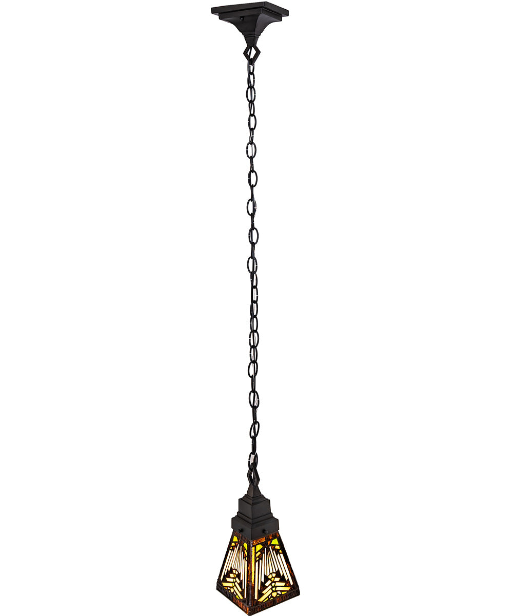 5" Square Nuevo Mission Mini Pendant