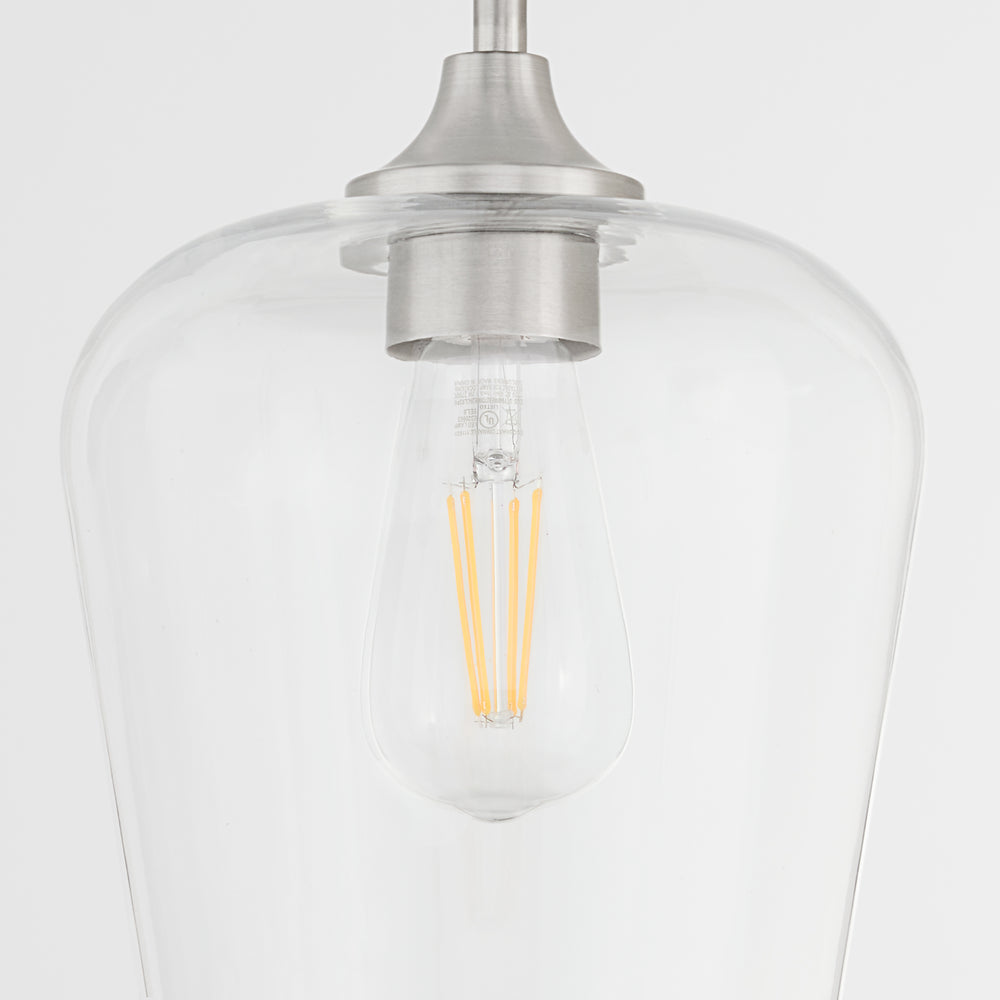 Raymond 1-light Pendant Satin Nickel