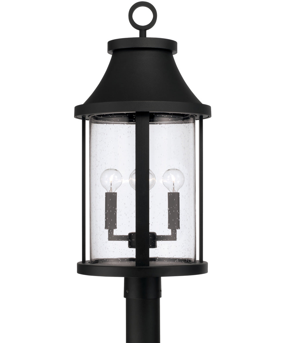 Bridger 4-Light Outdoor Post-Lantern Black