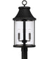 Bridger 4-Light Outdoor Post-Lantern Black