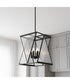 Clovis 4-light Pendant Matte Black