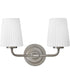 McKenna 2-Light Small Two Light Vanity in Antique Nickel