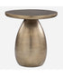 Antigua Antique Brass Side Table