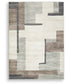 Larkport Washable Medium Rug Cream/Brown/Gray