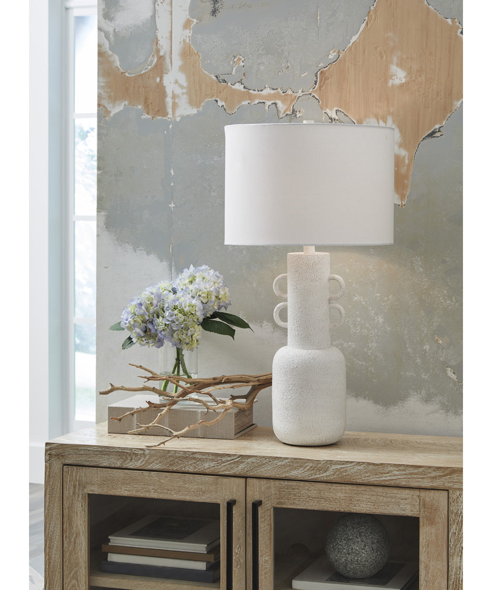 Perringhill Metal Table Lamp Distressed White