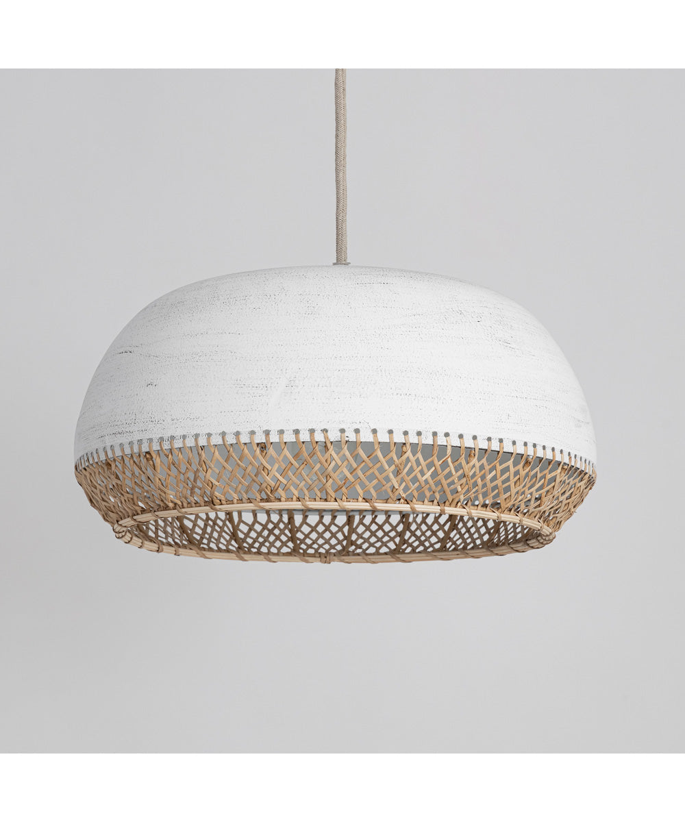 Tamba Large 1-Light Pendant Ivory