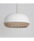 Tamba Large 1-Light Pendant Ivory