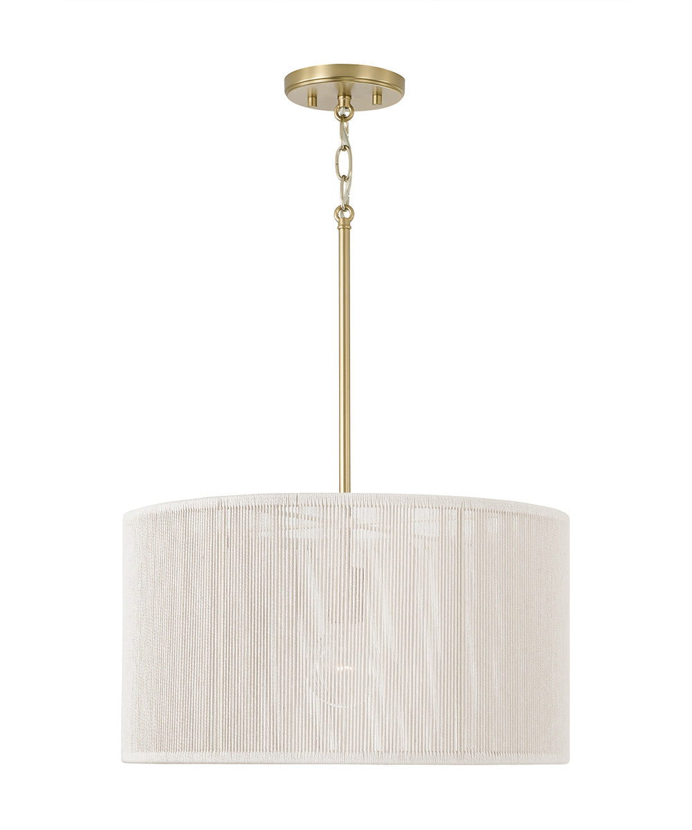 Tara 1-Light Pendant Matte Brass