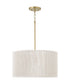 Tara 1-Light Pendant Matte Brass