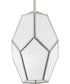 Latham 1-Light Contemporary Pendant Brushed Nickel
