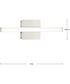 Phase 4 16 in. Small Modern Integrated 3CCT Integrated LED Linear Vanity Light Brushed Nickel