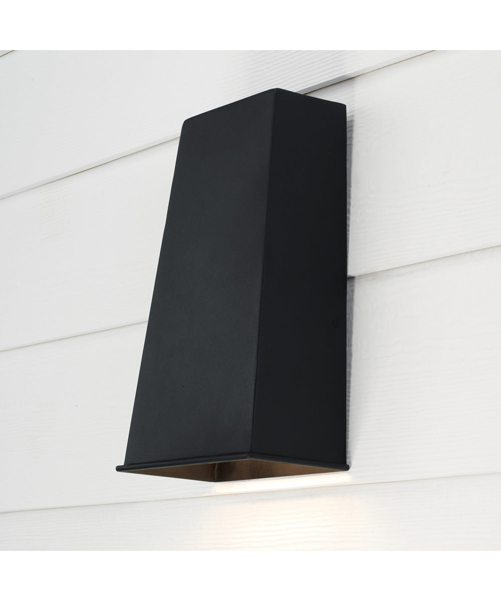 Ansel 1-Light Outdoor Wall-Lantern Black