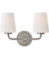 McKenna 2-Light Small Two Light Vanity in Antique Nickel