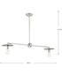 Trimble 2-Light Linear Chandelier Brushed Nickel