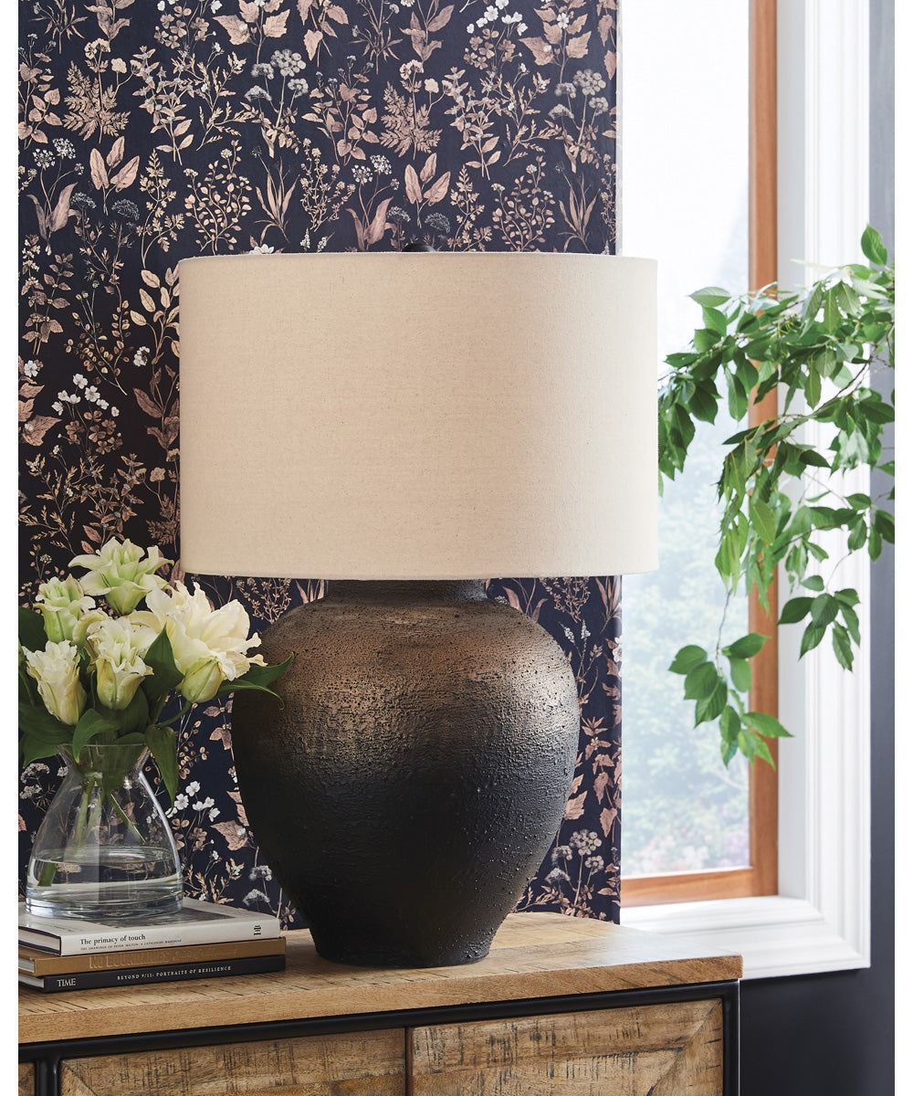 Newgerhard Metal Table Lamp Brown/Black