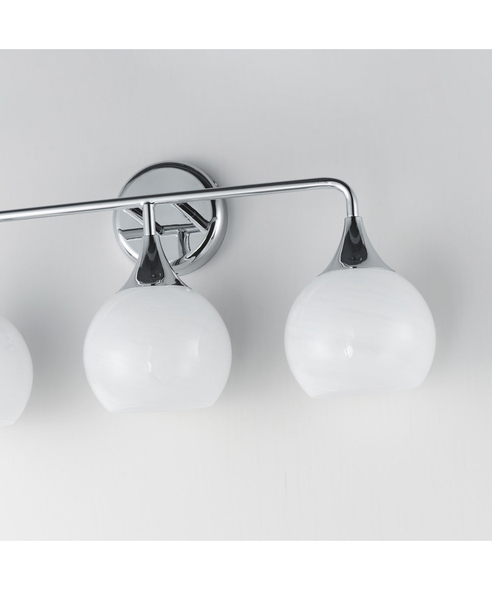 Neve 3-Light Bath Vanity Polished Chrome