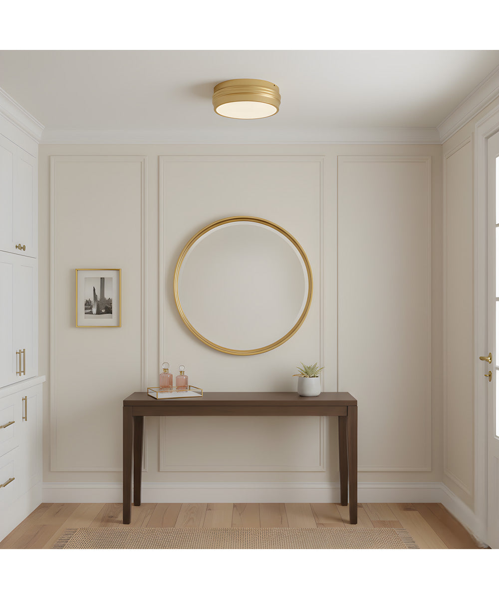Emmett 3-light Flush Mount Brushed Gold