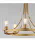 Livingston 5-Light Chandelier Natural Aged Brass