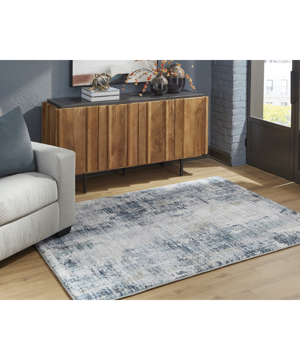 Arlenmont Memory Foam Medium Rug Blue/White/Brown