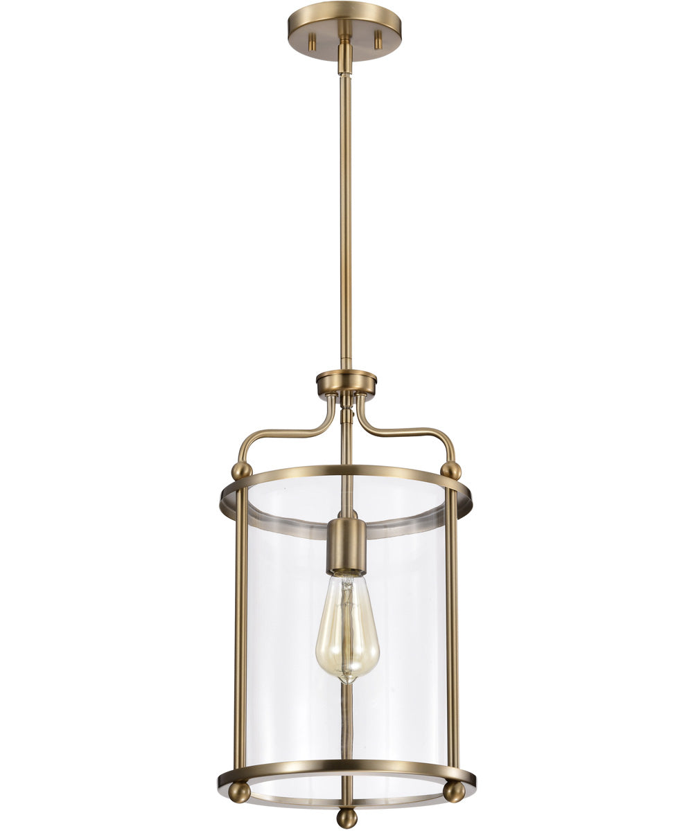 Yorktown 1-Light Pendant Burnished Brass