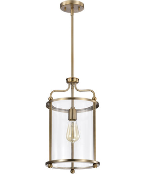 Yorktown 1-Light Pendant Burnished Brass