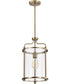 Yorktown 1-Light Pendant Burnished Brass