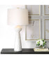 Sonata Textured White Table Lamp