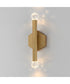 Allumettes 2-Light LED Wall Sconce Gold